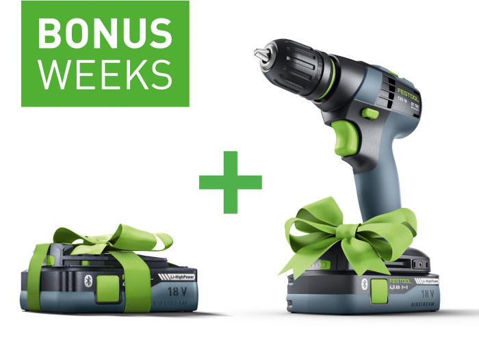 FESTOOL Bonus Weeks TXS 18