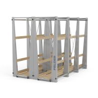 Bauteile in Holzoptik nicht im Lieferumfang enthalten