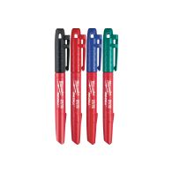 MILWAUKEE Permanentmarker SET 4-teilig