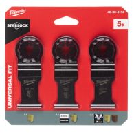 MILWAUKEE Multitool für Holz Zubehör SET 5-teilig