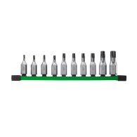 MILWAUKEE TX Bit-Steckschlüsseleinsatz 3/8" SET 10-teilig