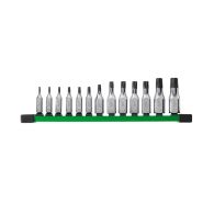 MILWAUKEE Bit-Steckschlüsseleinsatz TX 1/4" und 3/8" SET 13-teilig