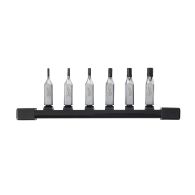 MILWAUKEE Bit-Steckschlüsseleinsatz metrisch 1/4" Innensechskant SET 6-teilig