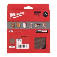 MILWAUKEE Netzstruktur Schleifblätter für Exzenterschleifer Ø 150 mm SET