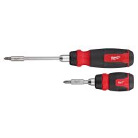 MILWAUKEE Schraubendreher Multi-Bit mit Ratschenfunktion SET 2-teilig