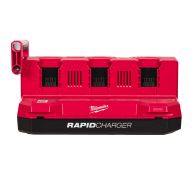 MILWAUKEE 6-fach Schnellladegerät M18 MPC6 M18™ PACKOUT™