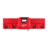 MILWAUKEE Mehrfach-Ladegerät M12 - M18 GBC4 mit magnetischen Aufhängepunkten