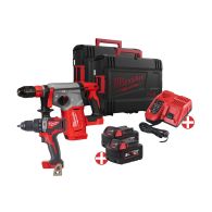MILWAUKEE Akku-Kombihammer M18 BLHX SET