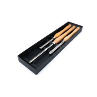 BASIC-LINE Drechselmesser HSS M2-KRYO Einsteiger-SET 3-teilig