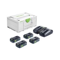 FESTOOL Energie-SET SYS 18V 4x4,0/TCL 6 DUO