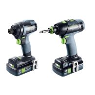 FESTOOL Schrauber- und Bohrer SET TID 18 HPC 4,0 I-Set T18