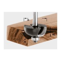 FESTOOL Hohlkehlfräser HW S8 D25,5/R6,35 KL