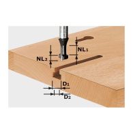 FESTOOL T-Nutfräser HW S8 D10,5/NL13