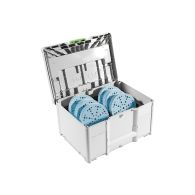 FESTOOL Schleifmittel-Systainer³ SYS-STF D150 GR-Set Granat