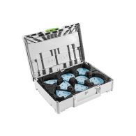 FESTOOL Schleifmittel-Systainer³ SYS-STF D90/V93 GR-Set Granat