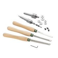 RECORD POWER Carbid Drechselwerkzeug ProComfort SET für kleine Objekte, 4-teilig