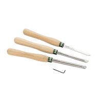 RECORD POWER Carbid Drechselwerkzeug ProComfort SET für kleine Objekte, 3-teilig