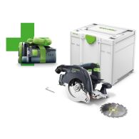 FESTOOL Cordless hand-held circular saw HKC 55 EB-Basic-5,0