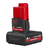 MILWAUKEE Akku 5,0 Ah M12 HB5 HIGH OUTPUT™