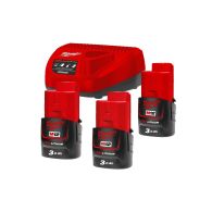 MILWAUKEE Akku Energy-KIT M12 NRG-303