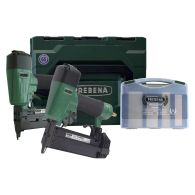 PREBENA Druckluftnager und Heftklammergerät SET ES40SDS / J50SDS