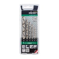 ALPEN Metallbohrer HSS Cobalt SET 6-teilig