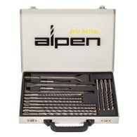 ALPEN Steinbohrer- und Meißel FORCE X SDS-Plus SET 16-teilig