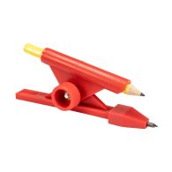 Parallelanreißer mit Zirkelspitze rot