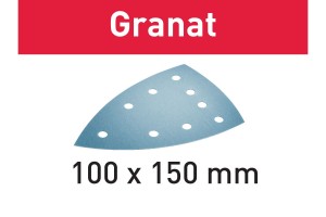 FESTOOL Schleifblatt STF DELTA/9 GR/10 Granat