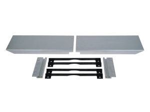 Milling stop rails 550 mm, anodized aluminum with safety rulers, for FELDER Milling stop "240"