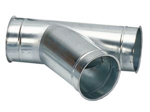 45° Abzweiger allseitig gebördelt