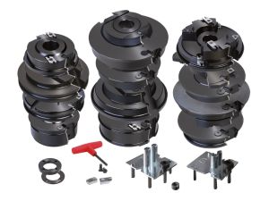 Fenster-Fräswerkzeuggarnitur WPL-HW für 78 mm Eurofalz, 17-teilig