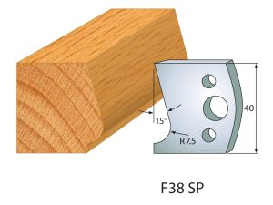 Profilmesser bzw. Abweiser Nr. 38 BG-konform