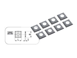 WPL-HW-Vorschneiden mit 4 Schneidfasen - 14 x 14 x 1,2 mm
