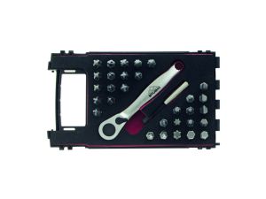 STUBAI Minibit Ratschen-SET 32-teilig