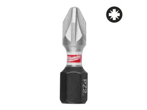 MILWAUKEE Schrauberbit SHOCKWAVE (25er Pack)PZ2 / 25 mm