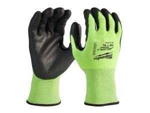 MILWAUKEE Schnittschutzhandschuhe HI-VIS Klasse C