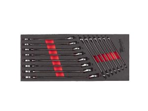 MILWAUKEE Einlage Ringmaulschlüssel MAX BITE für Werkstattwagen 78 cm