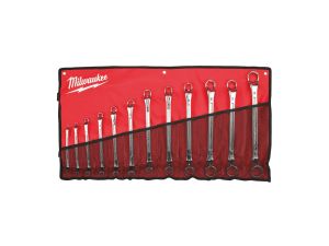 MILWAUKEE Doppel-Ringschlüssel, gekröpft SET 12-teilig