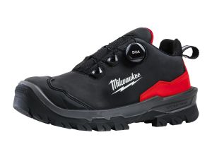 MILWAUKEE Sicherheits-Halbschuh ARMOURTRED S3S BOA weit Mikrofaser schwarz