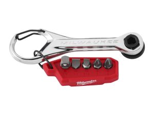 MILWAUKEE Micro-Ratsche 1/4" & 5/16", 7-in-1