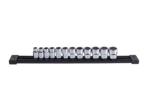 MILWAUKEE Steckschlüsseleinsatz 3/8" SET 12-kant, metrisch, 12-teilig