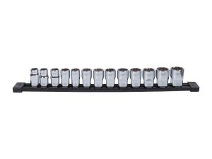 MILWAUKEE Steckschlüsseleinsatz 1/2" SET 12-kant, metrisch, 13-teilig