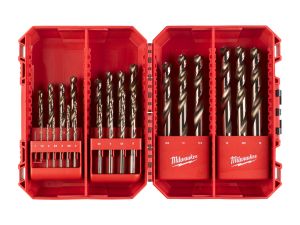MILWAUKEE Metallbohrerkassette HSS-G RED COBALT 25-teilig