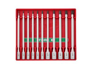 MILWAUKEE Bit-Steckschlüsseleinsatz 1/4" und 3/8" TX lang SET 11-teilig