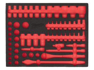MILWAUKEE Ersatz-Einlage 3/3 für 1/2 Ratschen-, und SHOCKWAVE Schlagnüsse