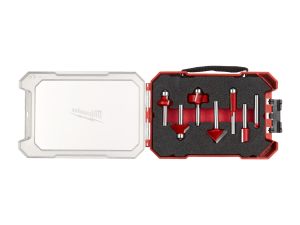MILWAUKEE Fräsersatz 8 mm Schaft, 7-teilig