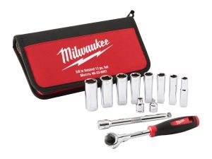 MILWAUKEE Ratschensatz 3/8" 12-teilig