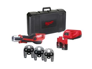 MILWAUKEE Akku-Presswerkzeug M12 ONEHPT-202C Geberit Mapress Set ONE-KEY