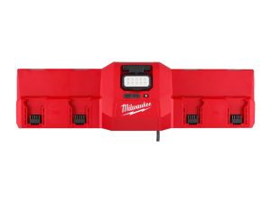 MILWAUKEE Mehrfach-Ladegerät M12 - M18 GBC4 mit magnetischen Aufhängepunkten